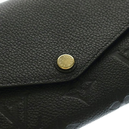 Louis Vuitton Portefeuille Sarah Monogram Empreinte Long Wallet Black M82257