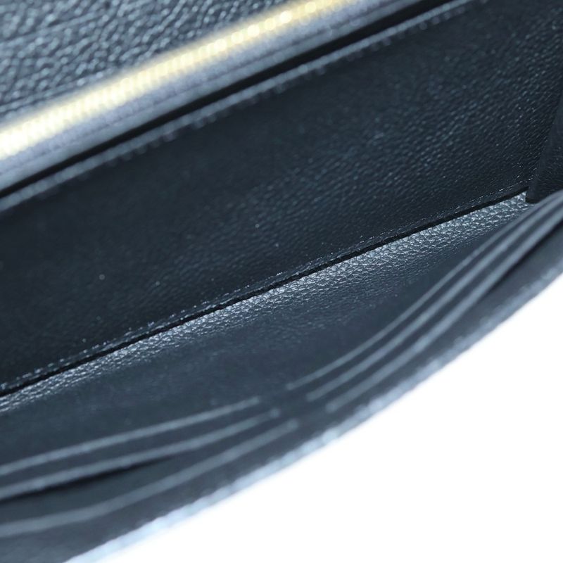 Louis Vuitton Portefeuille Sarah Monogram Empreinte Long Wallet Black M82257