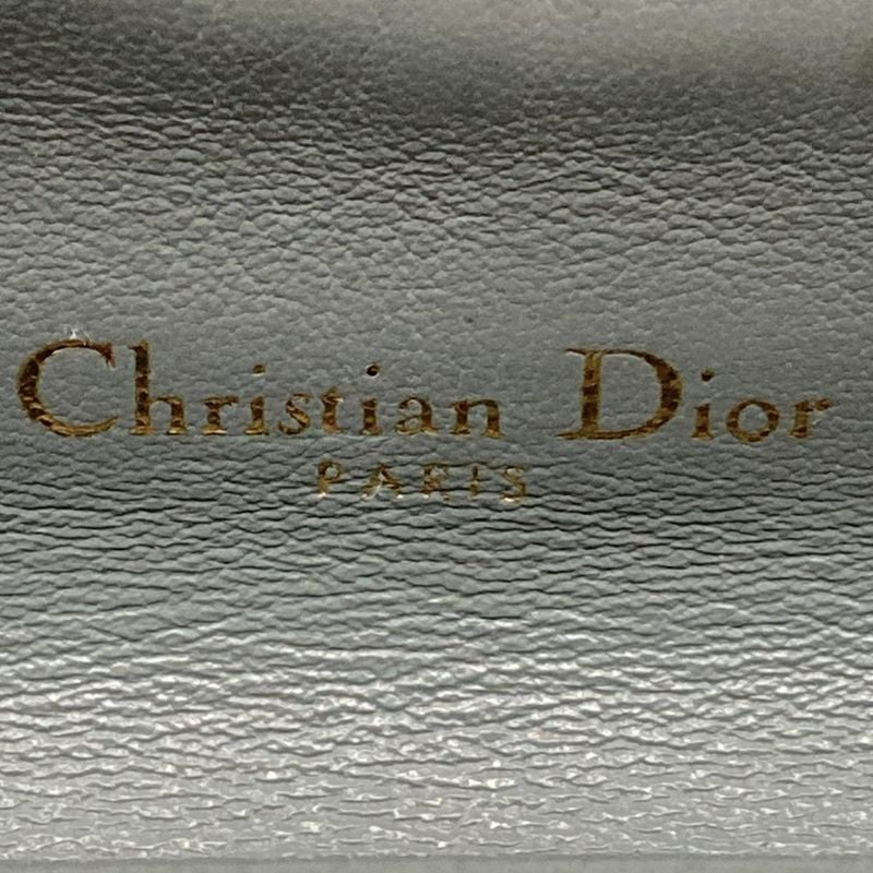Dior/christian Dior Business Card Holder Saddle Bloom Card Holder Light Blue