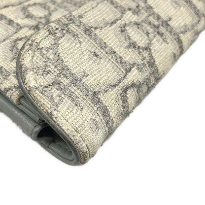 Dior/christian Dior Business Card Holder Saddle Bloom Card Holder Light Blue