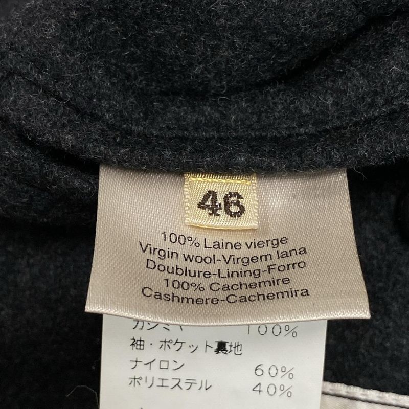 Hermes Duffle Coat Size 46 L Men's - Dark Gray Serie/toggle Buttons/removable