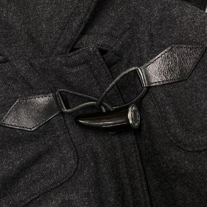 Hermes Duffle Coat Size 46 L Men's - Dark Gray Serie/toggle Buttons/removable