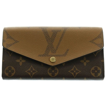 Louis Vuitton Monogram Giant Reverse Portefeuille Sarah Long Wallet Long Wallet