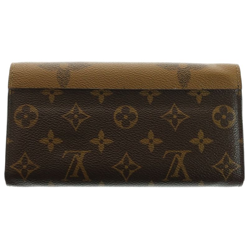 Louis Vuitton Monogram Giant Reverse Portefeuille Sarah Long Wallet Long Wallet