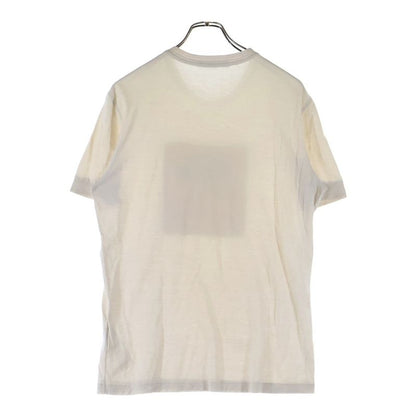 Louis Vuitton Logo-printed Crew-neck Short-sleeved T-shirt Cut And Sewn Ivory