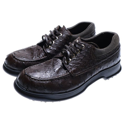 Prada Leather Low Cut Sneakers Brown 0999