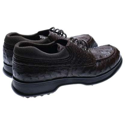 Prada Leather Low Cut Sneakers Brown 0999