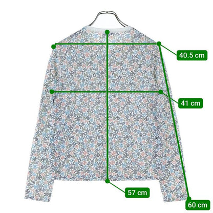 Chanel Coco Mark Logo Total Print Lame Crew Neck Long Sleeve Long Sleeve