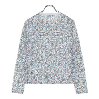 Chanel Coco Mark Logo Total Print Lame Crew Neck Long Sleeve Long Sleeve