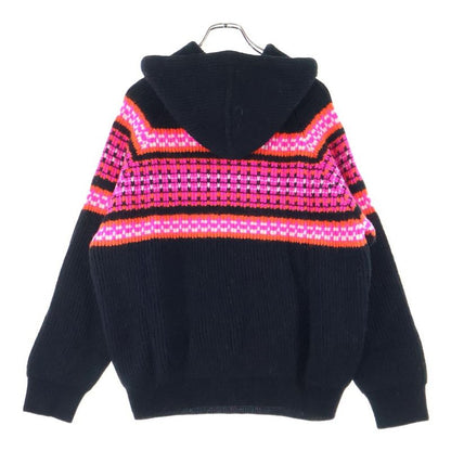 Celine 22AW Embroidery Hooded Sweater In Ski Jacquard Wool Embroidery Pullover