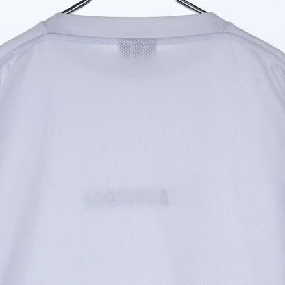 Balenciaga 23SS SWIM T-shirt Logo Print Mesh Short-sleeved T-shirt Cut And Sewn