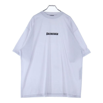 Balenciaga 23SS SWIM T-shirt Logo Print Mesh Short-sleeved T-shirt Cut And Sewn