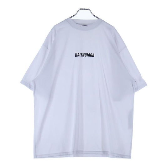 Balenciaga 23SS SWIM T-shirt Logo Print Mesh Short-sleeved T-shirt Cut And Sewn