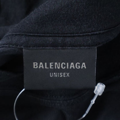Balenciaga 24AW Burning Unity Logo Damaged Long-sleeved T-shirt Cut And Sewn
