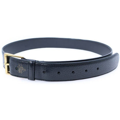 Gucci Bee & Star Leather Belt Gold/black 495125