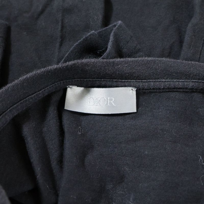 Christian Dior Atelier T-shirt Short Sleeve T-shirt Cut And Sewn Black 863j621i0