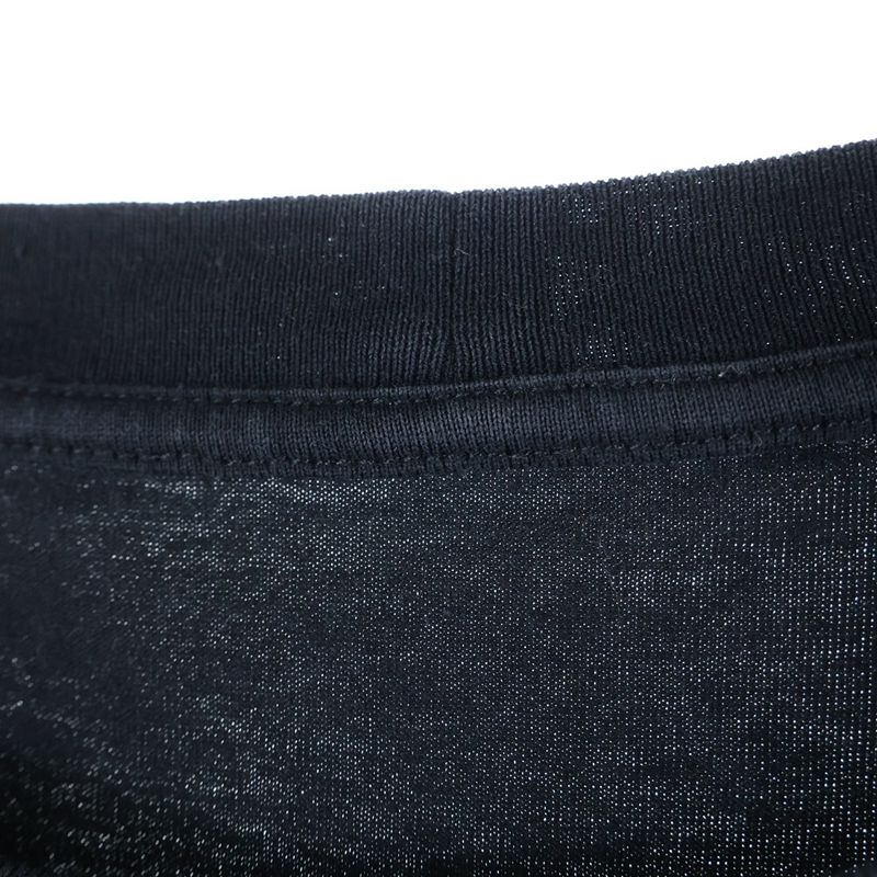 Celine 22AW Loose Fit Logo Print Short Sleeve T-shirt Cut And Sewn Black