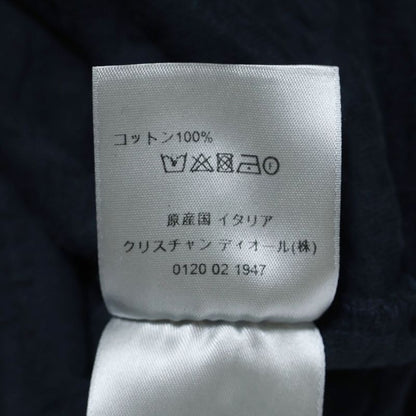 Christian Dior 21SS Oblique Pattern Pile Crewneck Short Sleeve T-shirt Cut And