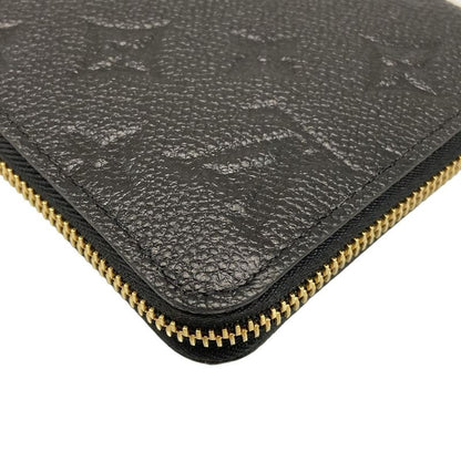 Louis Vuitton Zippy Wallet In Monogram And Empreinte Style M61864 Noir Black