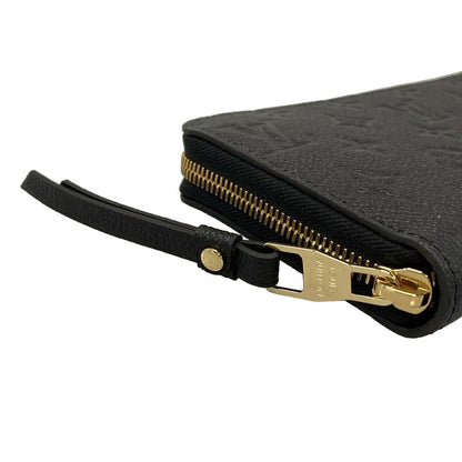 Louis Vuitton Zippy Wallet In Monogram And Empreinte Style M61864 Noir Black