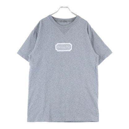 Christian Dior 22AW Logo Embroidery Crew Neck Short Sleeve T-shirt Cut And Sewn