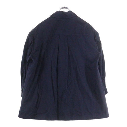 Hermes Anchor H Logo Button Cotton Stencil Collar Jacket Navy