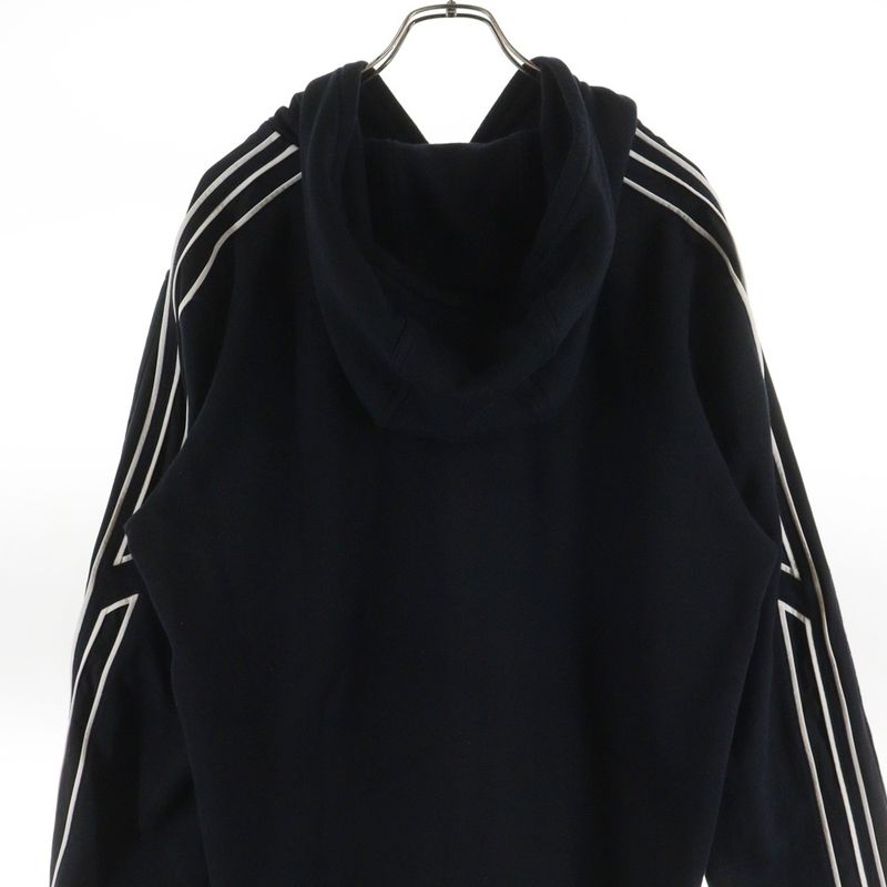 Hermes Arms Side Line Sweatshirt Pullover Hoodie Black