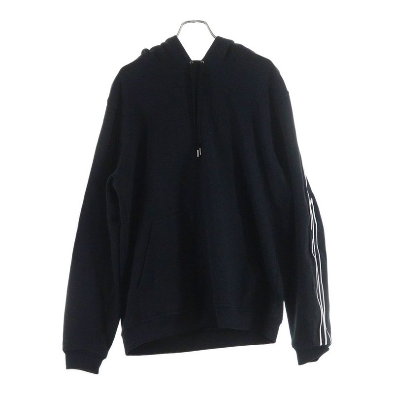 Hermes Arms Side Line Sweatshirt Pullover Hoodie Black