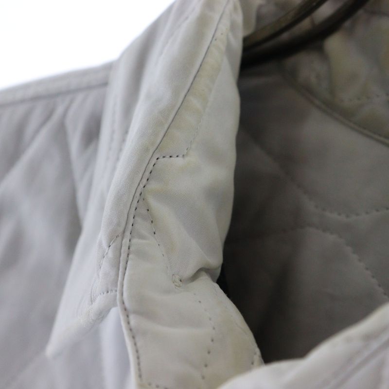 Balenciaga 16AW Cotton Quilted Zip Jacket White 430752 Tcb10