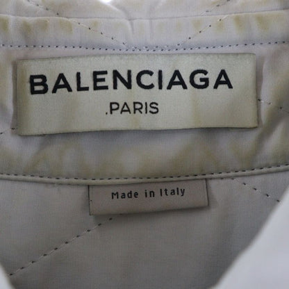 Balenciaga 16AW Cotton Quilted Zip Jacket White 430752 Tcb10