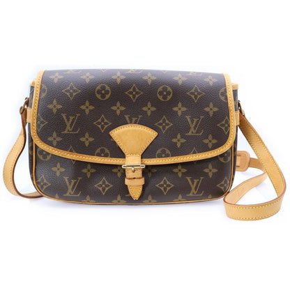 Louis Vuitton Monogram Sologne Shoulder Bag Brown PVC X Leather M42250 Sl0063