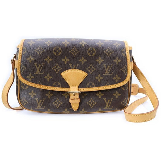 Louis Vuitton Monogram Sologne Shoulder Bag Brown PVC X Leather M42250 Sl0063