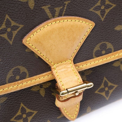 Louis Vuitton Monogram Sologne Shoulder Bag Brown PVC X Leather M42250 Sl0063