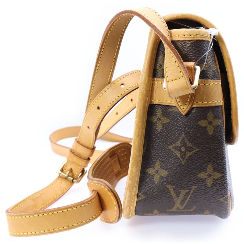 Louis Vuitton Monogram Sologne Shoulder Bag Brown PVC X Leather M42250 Sl0063