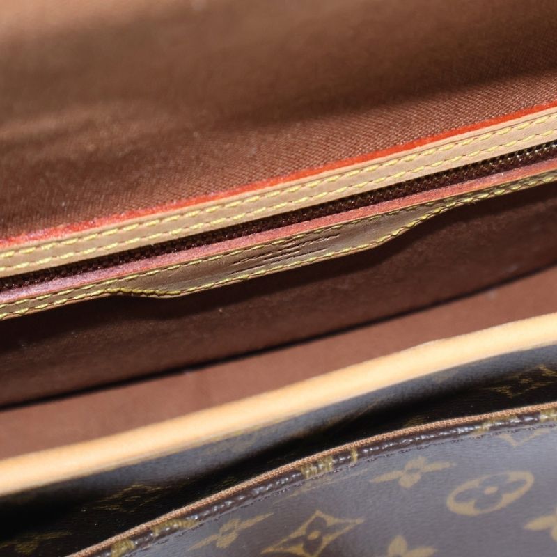 Louis Vuitton Monogram Sologne Shoulder Bag Brown PVC X Leather M42250 Sl0063