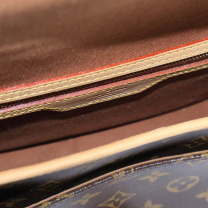 Louis Vuitton Monogram Sologne Shoulder Bag Brown PVC X Leather M42250 Sl0063