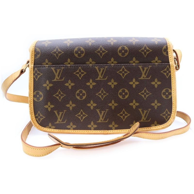 Louis Vuitton Monogram Sologne Shoulder Bag Brown PVC X Leather M42250 Sl0063