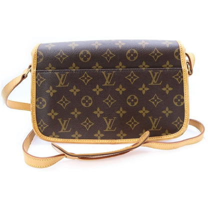 Louis Vuitton Monogram Sologne Shoulder Bag Brown PVC X Leather M42250 Sl0063