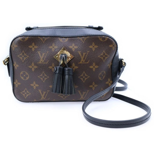 Louis Vuitton Monogram Saintonge Macassar Shoulder Bag Brown PVC X Leather