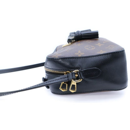 Louis Vuitton Monogram Saintonge Macassar Shoulder Bag Brown PVC X Leather