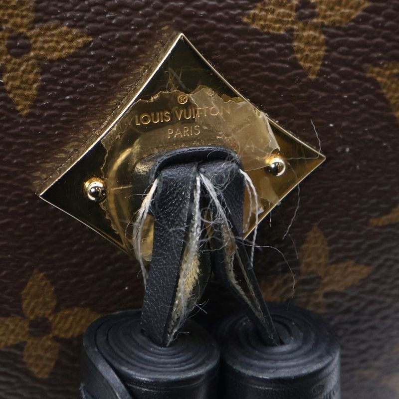 Louis Vuitton Monogram Saintonge Macassar Shoulder Bag Brown PVC X Leather