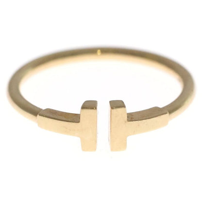 Tiffany & Co T-wire Ring Au750 18K YG Yellow Gold