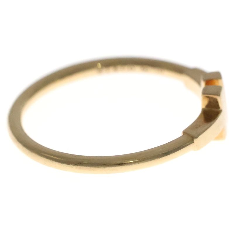 Tiffany & Co T-wire Ring Au750 18K YG Yellow Gold