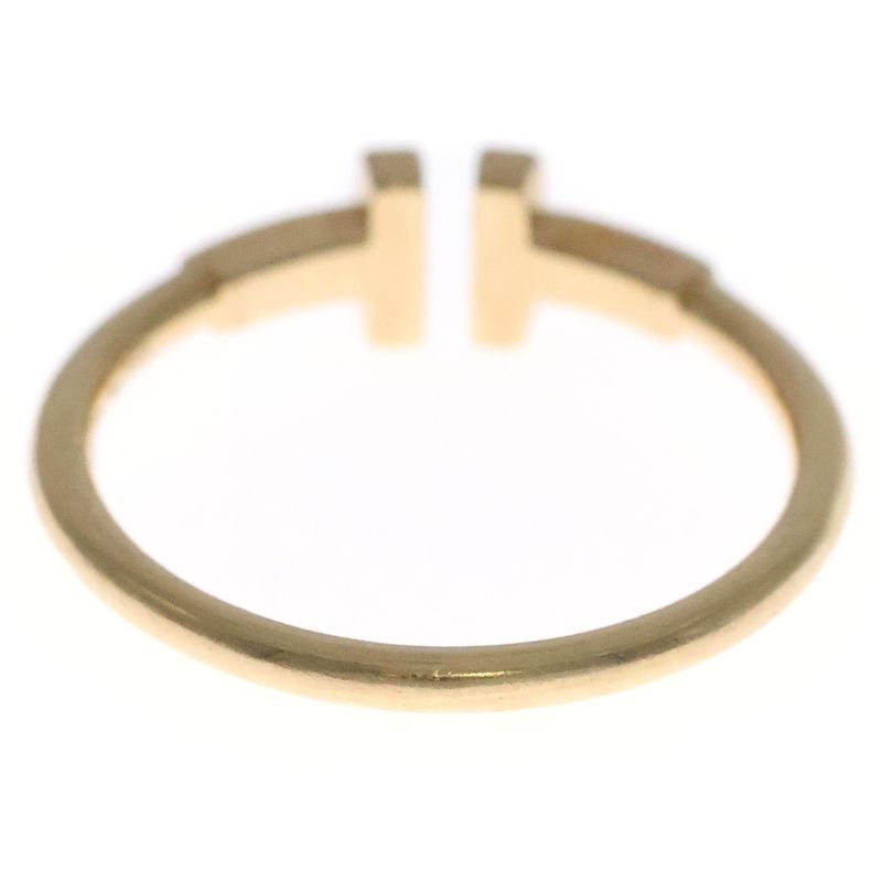 Tiffany & Co T-wire Ring Au750 18K YG Yellow Gold