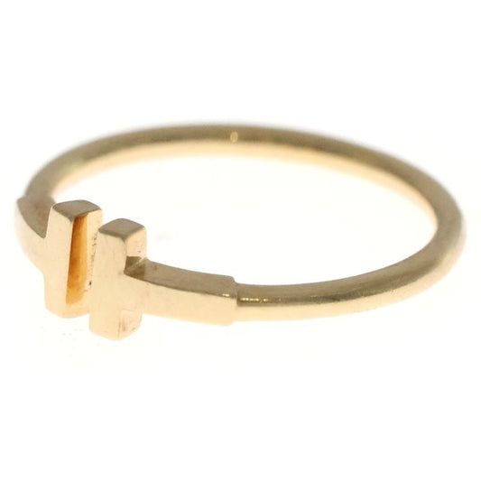 Tiffany & Co T-wire Ring Au750 18K YG Yellow Gold