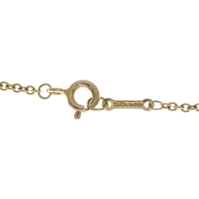 Tiffany & Co Paloma Picasso Rubbing Heart Bracelet Au750 18K YG Yellow Gold