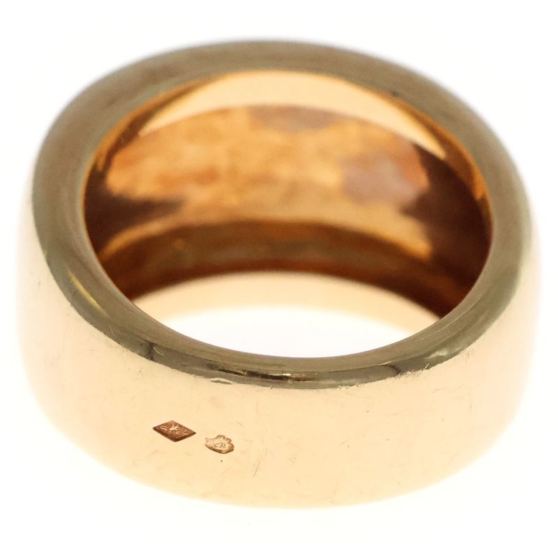 Cartier Nouvelle Vague Ring Au750 18K YG Yellow Gold Ring Vintage