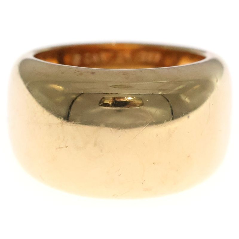 Cartier Nouvelle Vague Ring Au750 18K YG Yellow Gold Ring Vintage