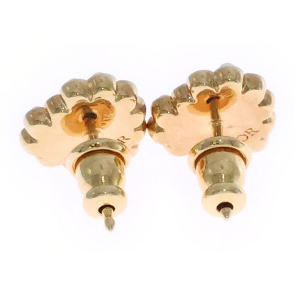 Christian Dior CD Logo Pearl Heart Earrings Light Green And Gold GP