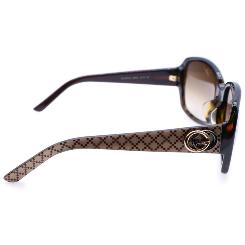 Gucci Interlocking G Sunglasses In Brown 3178